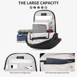 Aoking XN58398F Anti-Theft Laptop Backpack 21L with RFID Pocket, 16 Inch, Black - Available at AfnoBazar Nepal