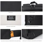 Aoking XN58398F Anti-Theft Laptop Backpack 21L with RFID Pocket, 16 Inch, Black - Available at AfnoBazar Nepal