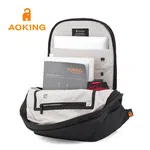 Aoking XN58398F Anti-Theft Laptop Backpack 21L with RFID Pocket, 16 Inch, Black - Available at AfnoBazar Nepal