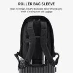 Aoking XN58398F Anti-Theft Laptop Backpack 21L with RFID Pocket, 16 Inch, Black - Available at AfnoBazar Nepal