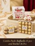 Combo Pack Raffaello 15 pcs and Rocher 16 Pcs box  - Available at AfnoBazar Nepal