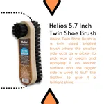 Helios 5.7 Inch Twin Shoe Brush image 2