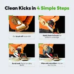 Helios Basic Sneaker Shoe Cleaning Kit with Microfiber Towel image 4