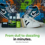 Helios Basic Sneaker Shoe Cleaning Kit with Microfiber Towel image 5