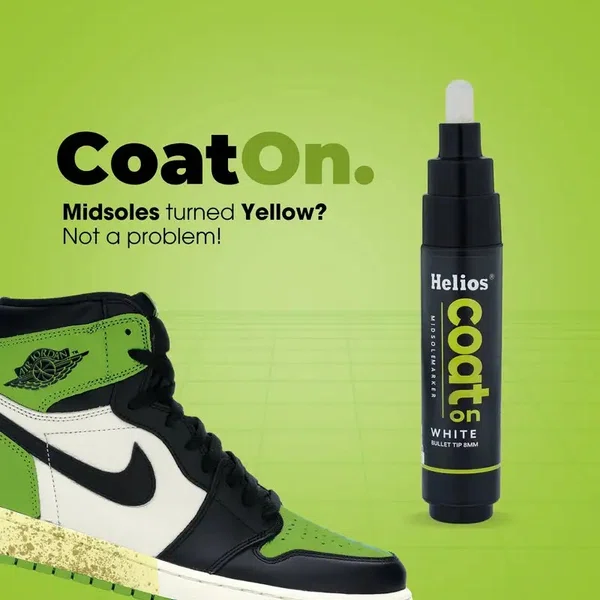 Helios Coat On Midsole Sneaker Marker (White)