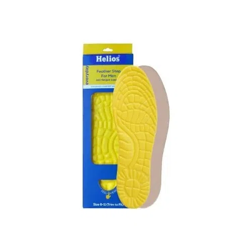 Helios Dual Massaging Feather Gel Insole for Men (Trim to Fit Size 6 to 11) - Available at AfnoBazar Nepal