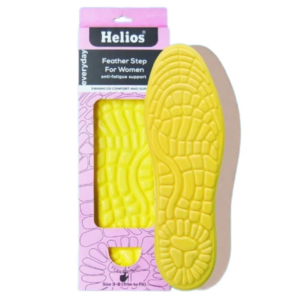 Helios Dual Massaging Feather Gel Insole for Women (Trim to Fit Size 3 to 8) - Available at AfnoBazar Nepal