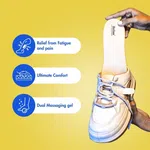 Helios Dual Massaging Feather Gel Insole for Women (Trim to Fit Size 3 to 8) - Available at AfnoBazar Nepal