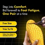 Helios Dual Massaging Feather Gel Insole for Women (Trim to Fit Size 3 to 8) - Available at AfnoBazar Nepal
