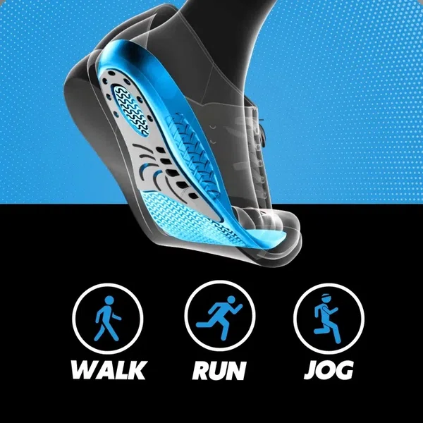 Helios Dual Max Gel Insole (Trim to Fit Size 8 to 12) - Available at AfnoBazar Nepal