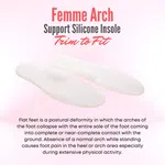 Helios Femme Arch Support Silicone Insole for Women (Trim to Fit Size 3 to 7) - Available at AfnoBazar Nepal