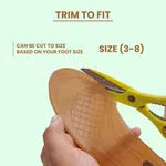 Helios Gel Insole for Women (Trim to Fit Size 3 to 8) - Available at AfnoBazar Nepal