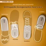 Helios Heel Cup Insole, Anti-Fatigue Heel Cushion (Universal Fit) - Available at AfnoBazar Nepal
