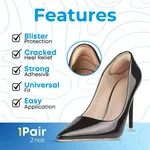 Helios Heel Grips for Loose Shoes (1 Pair) - Available at AfnoBazar Nepal