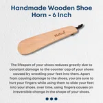 Helios Handmade Wooden Shoe Horn - Available at AfnoBazar Nepal
