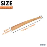 Helios Handmade Wooden Shoe Horn - Available at AfnoBazar Nepal