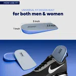 Helios Heel Cup Insole, Anti-Fatigue Heel Cushion (Universal Fit) - Available at AfnoBazar Nepal