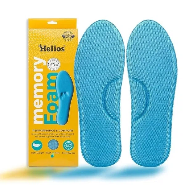 Helios Memory Foam Insole for Men (Trim to Fit Size 6 to 11) - Available at AfnoBazar Nepal