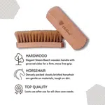 Helios Horse Hair Leather Shoe Brush - Available at AfnoBazar Nepal