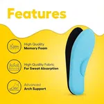 Helios Memory Foam Insole for Men (Trim to Fit Size 6 to 11) - Available at AfnoBazar Nepal