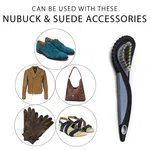 Helios Nubuck and Suede 4 Way Cleaning Premium Brush - Available at AfnoBazar Nepal