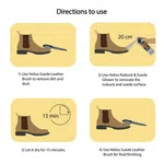 Helios Nubuck and Suede Glower 250 ml - Available at AfnoBazar Nepal