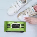 Helios Quick Shine Shoe Wipes Pack of 80 - Available at AfnoBazar Nepal