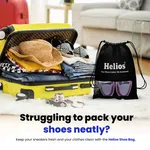 Helios Shoe Bag for Travel and Storage - Available at AfnoBazar Nepal