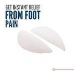 Helios Silicone Arch Support Pads (1 Pair) - Available at AfnoBazar Nepal
