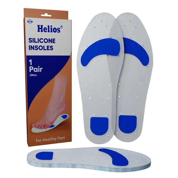 Helios Silicone Insole for Men (1 Pair) - Available at AfnoBazar Nepal