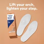 Helios Silicone Insoles for Flat Feet, Men and Women - Available at AfnoBazar Nepal