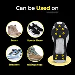 Helios Snow Clamp Ice Grips for Shoes (One Size 3 to 11) - Available at AfnoBazar Nepal