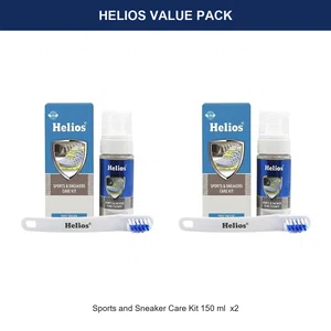 Helios Sports and Sneaker Care Kit 150 ml Combo (Pack of 2) - Available at AfnoBazar Nepal