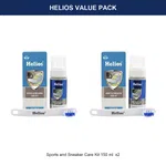 Helios Sports and Sneaker Care Kit 150 ml Combo (Pack of 2) - Available at AfnoBazar Nepal
