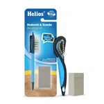 Helios Suede Shoe Cleaning Kit with Eraser Block and Suede Brush - Available at AfnoBazar Nepal