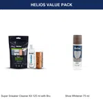 Helios Super Sneaker Cleaner 125 ml and Shoe Whitener 75 ml Combo - Available at AfnoBazar Nepal