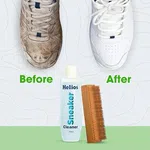 Helios Super Sneaker Cleaner Kit 125 ml with Brush - Available at AfnoBazar Nepal