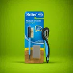Helios Suede Shoe Cleaning Kit with Eraser Block and Suede Brush - Available at AfnoBazar Nepal