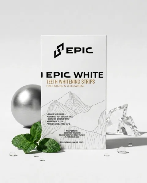 Epic White Teeth Whitening Strips - Available at AfnoBazar Nepal