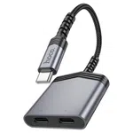 Hoco Type-C to 2 x Type-C LS40 Audio Converter image 2