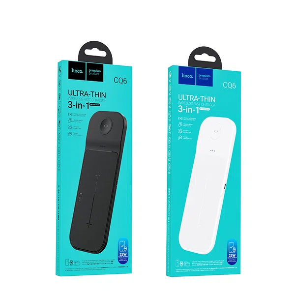 Hoco CQ6 Step 3 in 1 Wireless Fast Charger for SAM Watch