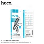 Hoco X112 Favor PD Charging Data Cable with Display iP image 2