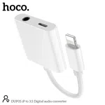 Hoco DUP05 iPhone to iPhone + 3.5mm Digital Audio Converter image 4