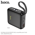 Hoco Q23 Blade 22.5W+PD20W Fully Compatible Power Bank with Cable (10000mAh) image 5
