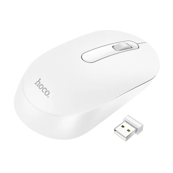 Hoco GM14 Platinum 2.4G Business Wireless Mouse (White)