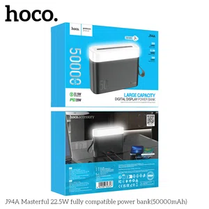 Hoco J94A Masterful 22.5W Fully Compatible Multi-Function Power Bank (50000mAh)