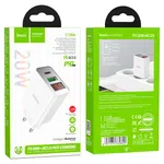 Hoco Wall Charger C100A PD20W + QC3.0 EU Dock image 1