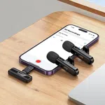 Hoco L20A Fair Dual-Mic Wireless Microphone (iP/Type-C) image 2