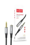 Hoco UPA20 3.5mm Male to Female Audio Extension Cable, Length:1m (Black) image 2