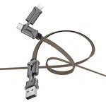 Hoco Magic 4-in-1 Cube Charging Data Cable – S22 - Available at AfnoBazar Nepal
